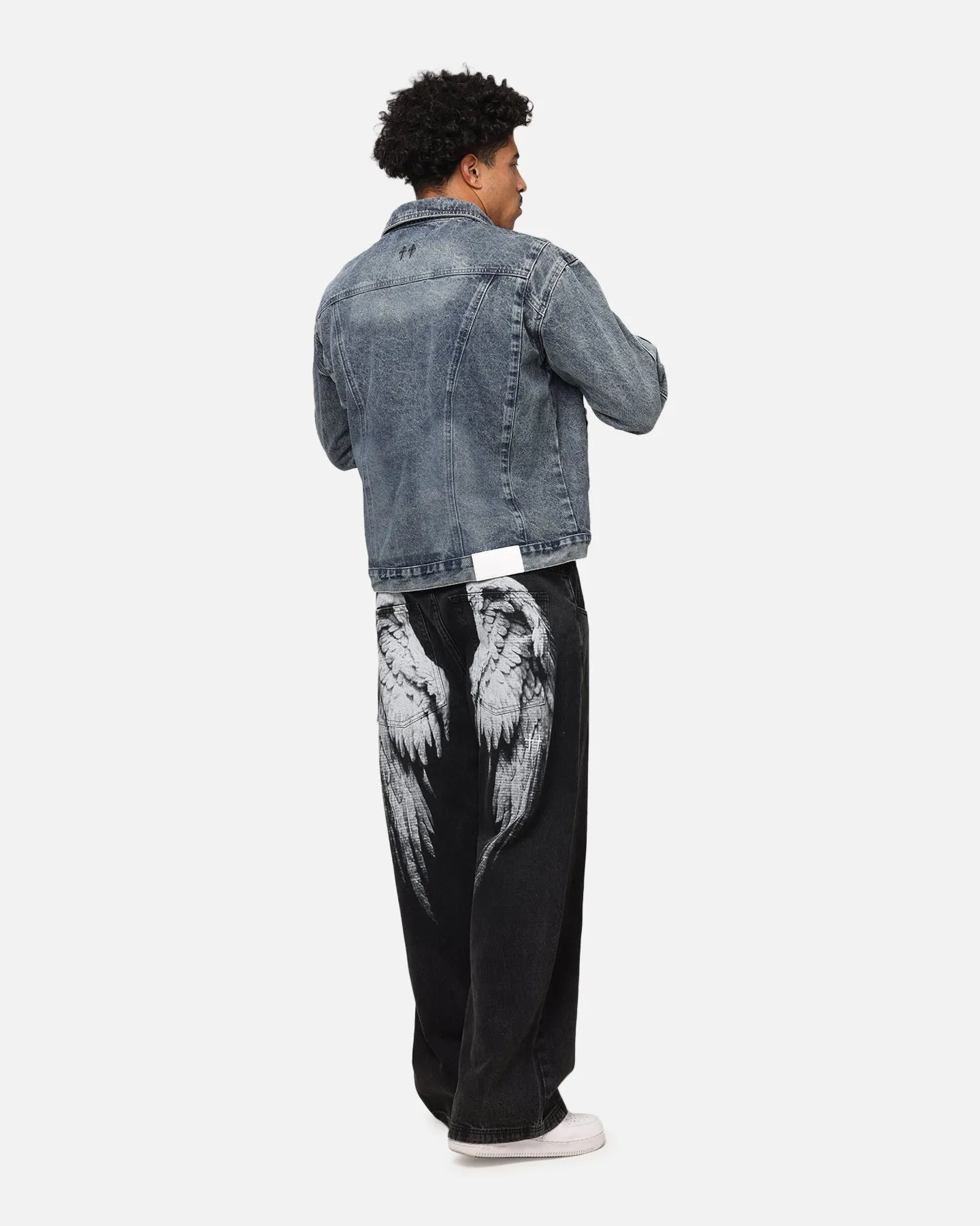 Saint Morta Armoury Denim Jacket Dirty Denim sold by Culture Kings product image thumbnail 4