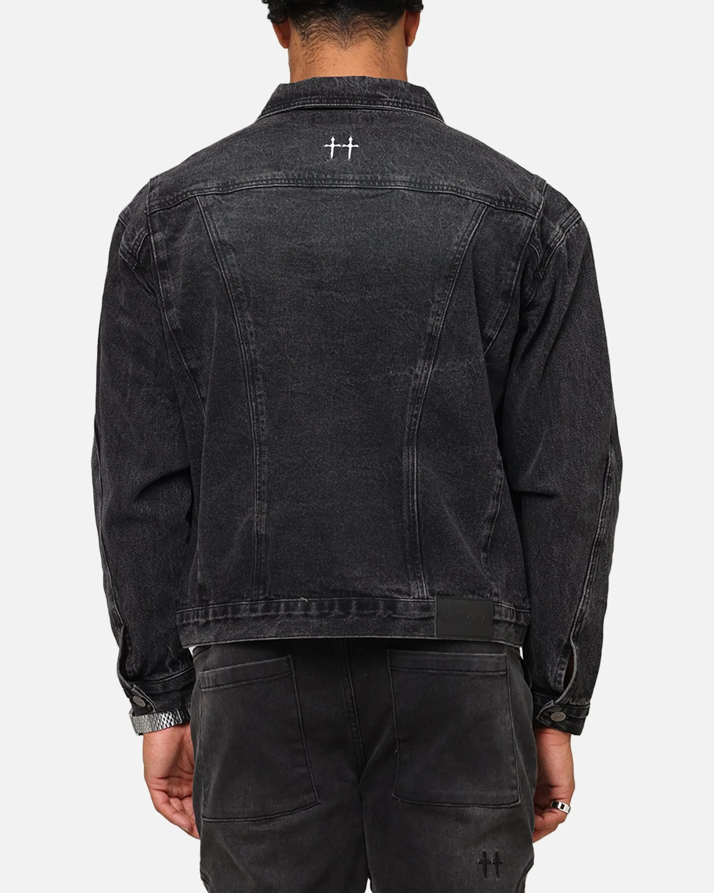 Saint Morta Armoury Denim Jacket Black Shadow sold by Culture Kings product image thumbnail 3