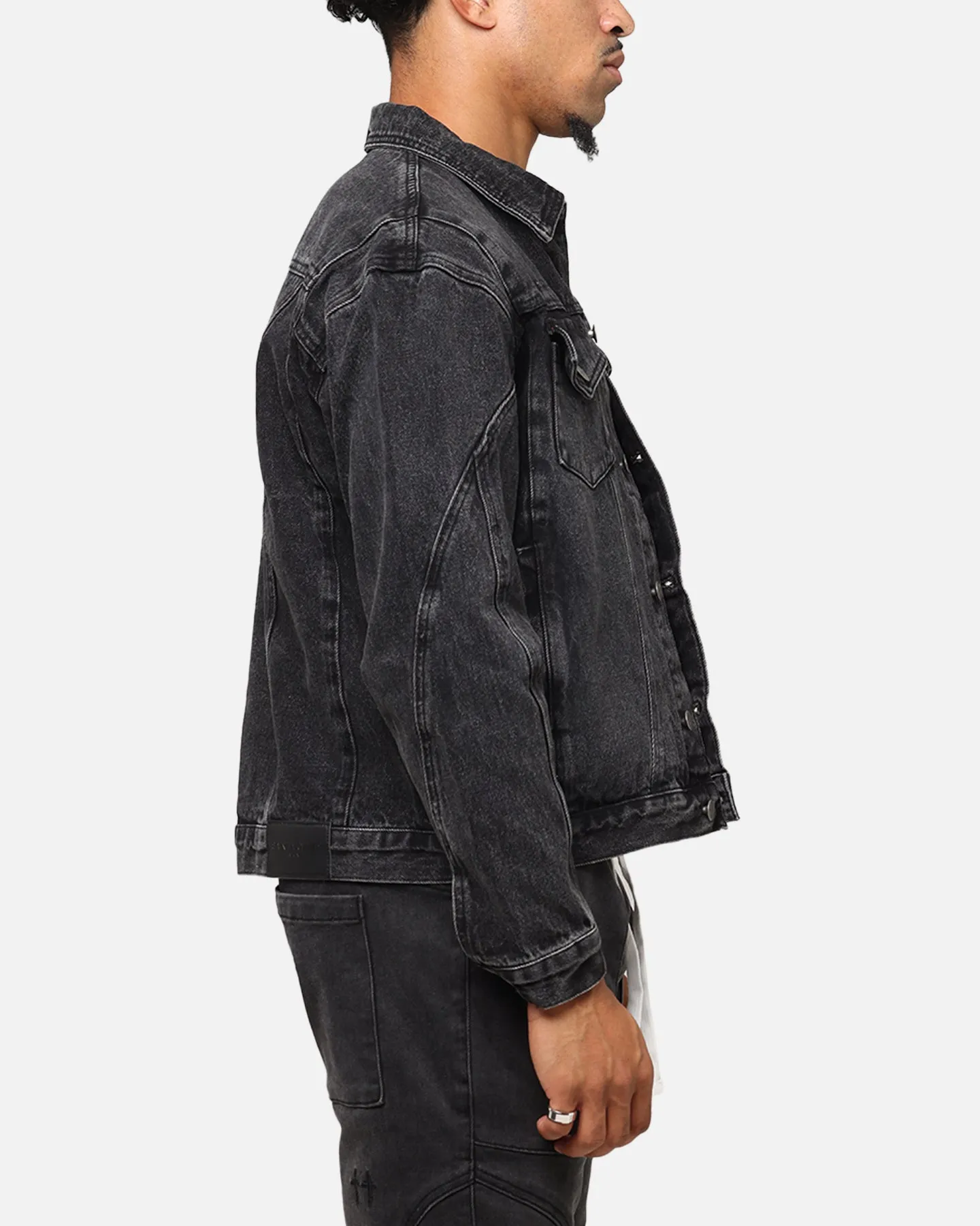 Saint Morta Armoury Denim Jacket Black Shadow sold by Culture Kings product image thumbnail 4