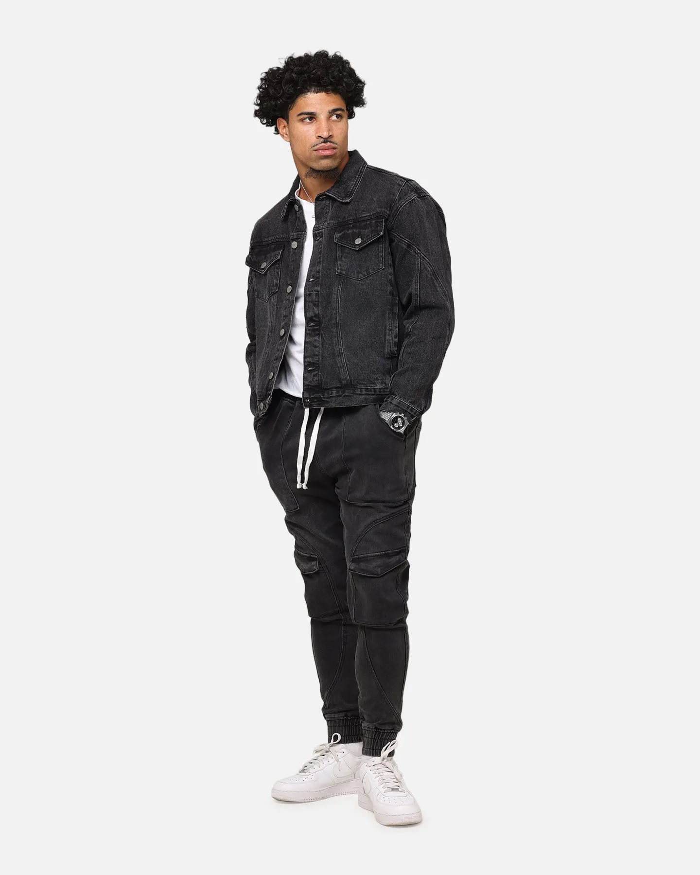 Saint Morta Armoury Denim Jacket Black Shadow sold by Culture Kings product image thumbnail 2
