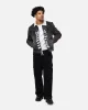Saint Morta Gothic Distressed Denim Jacket Black Shadow sold by Culture Kings