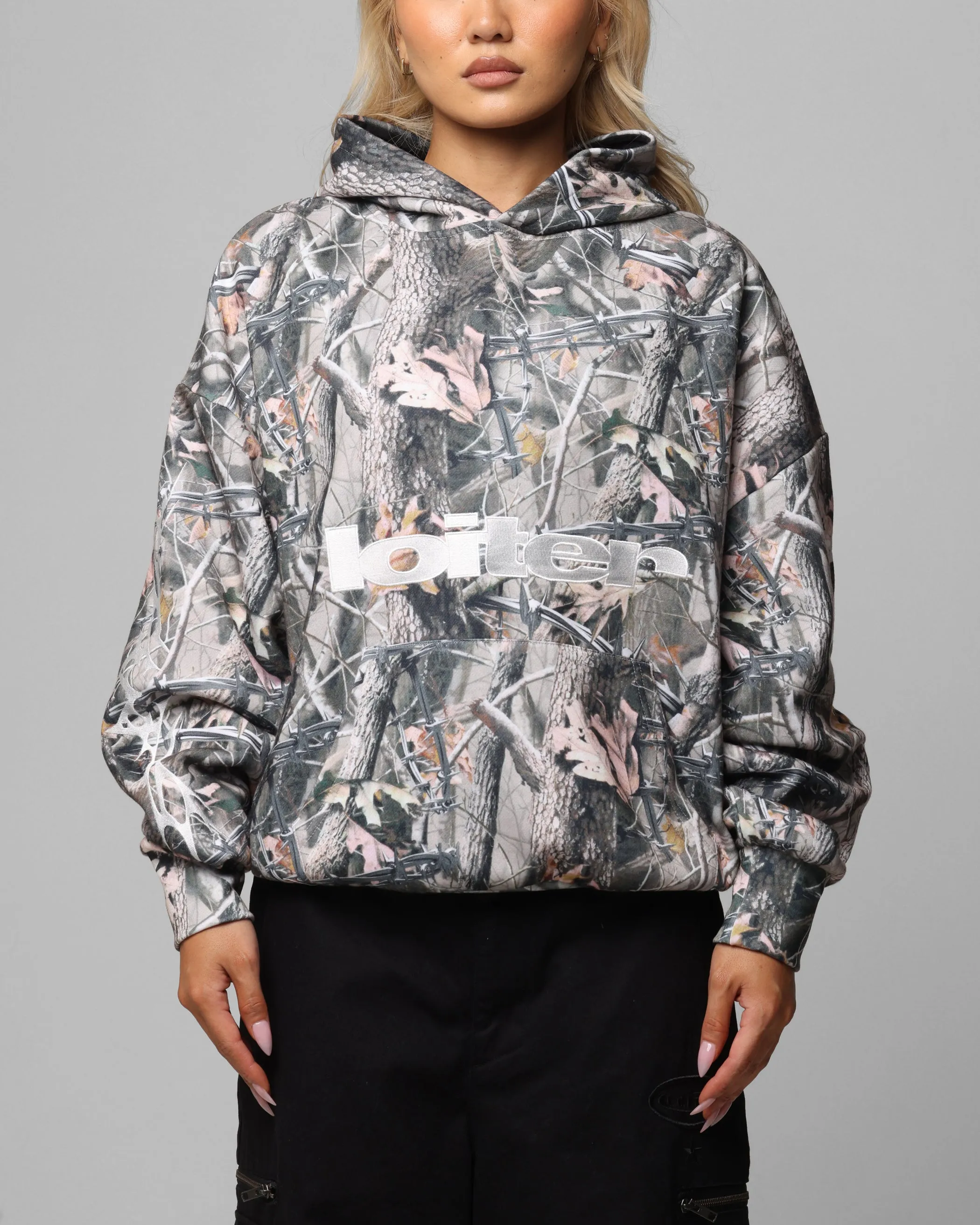 Loiter Soho Hoodie Real Tree Camo sold by Culture Kings