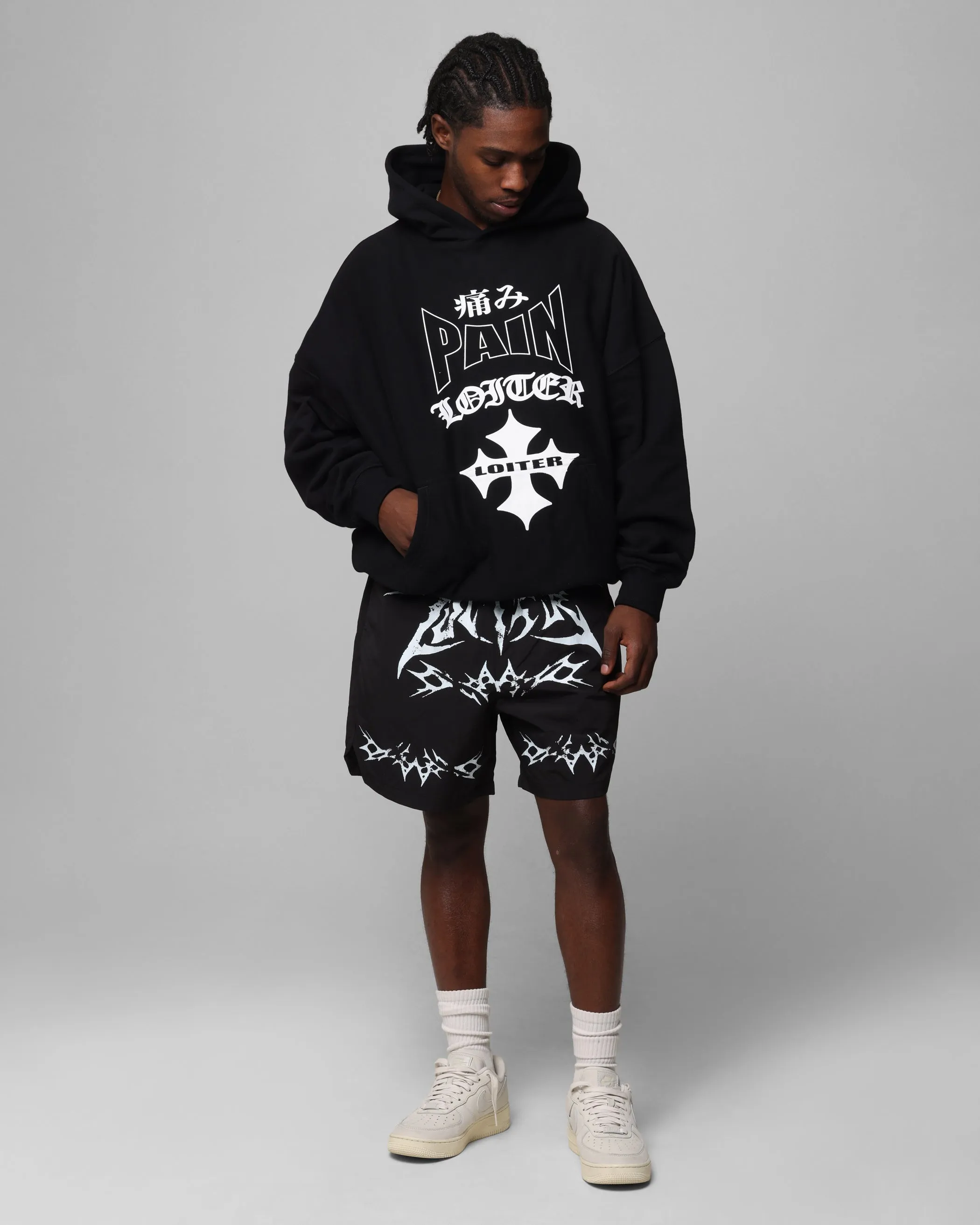 Loiter Stacked Metal Walk Shorts Black sold by Culture Kings product image thumbnail 2