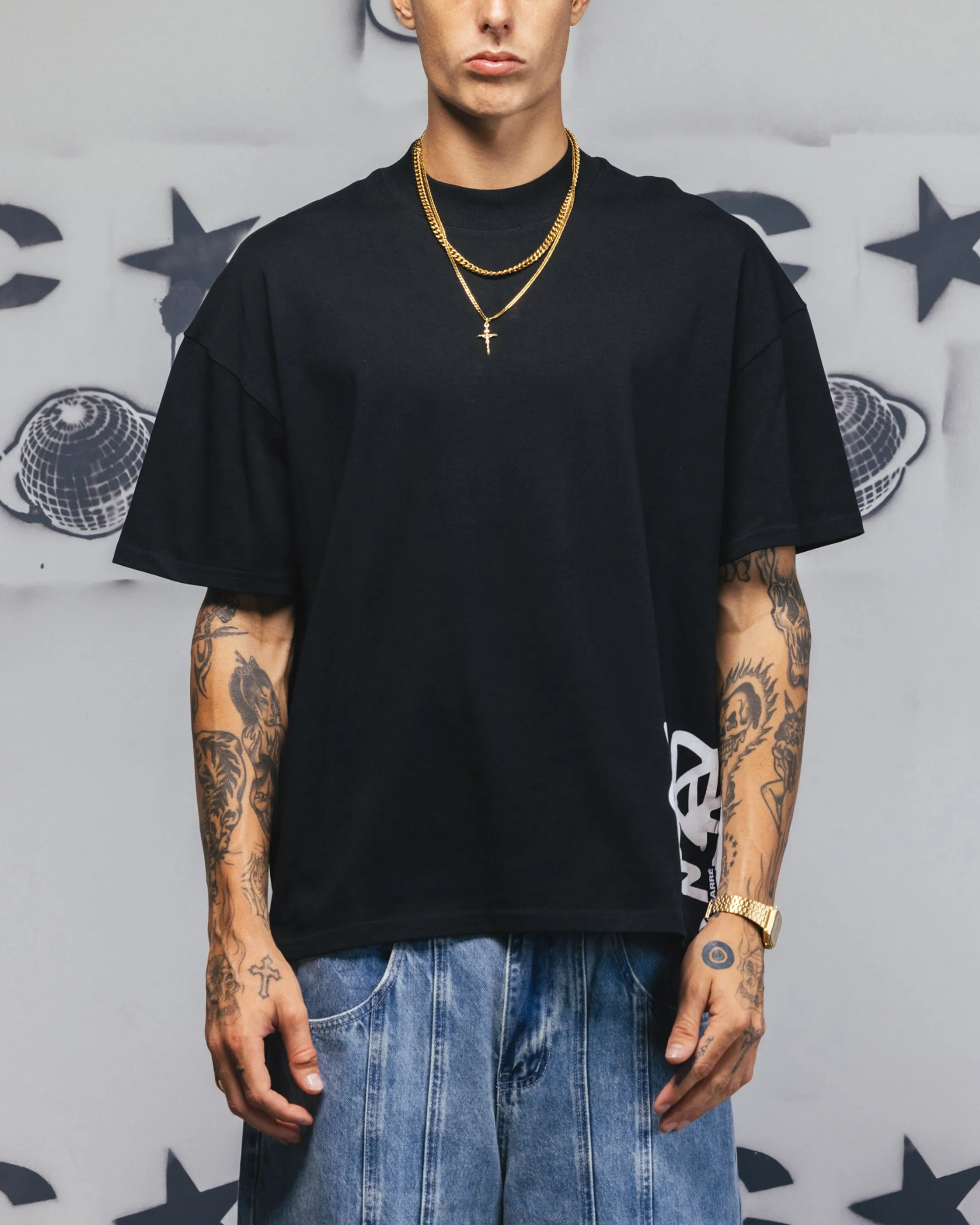 Carre Tagline T-Shirt Black sold by Culture Kings