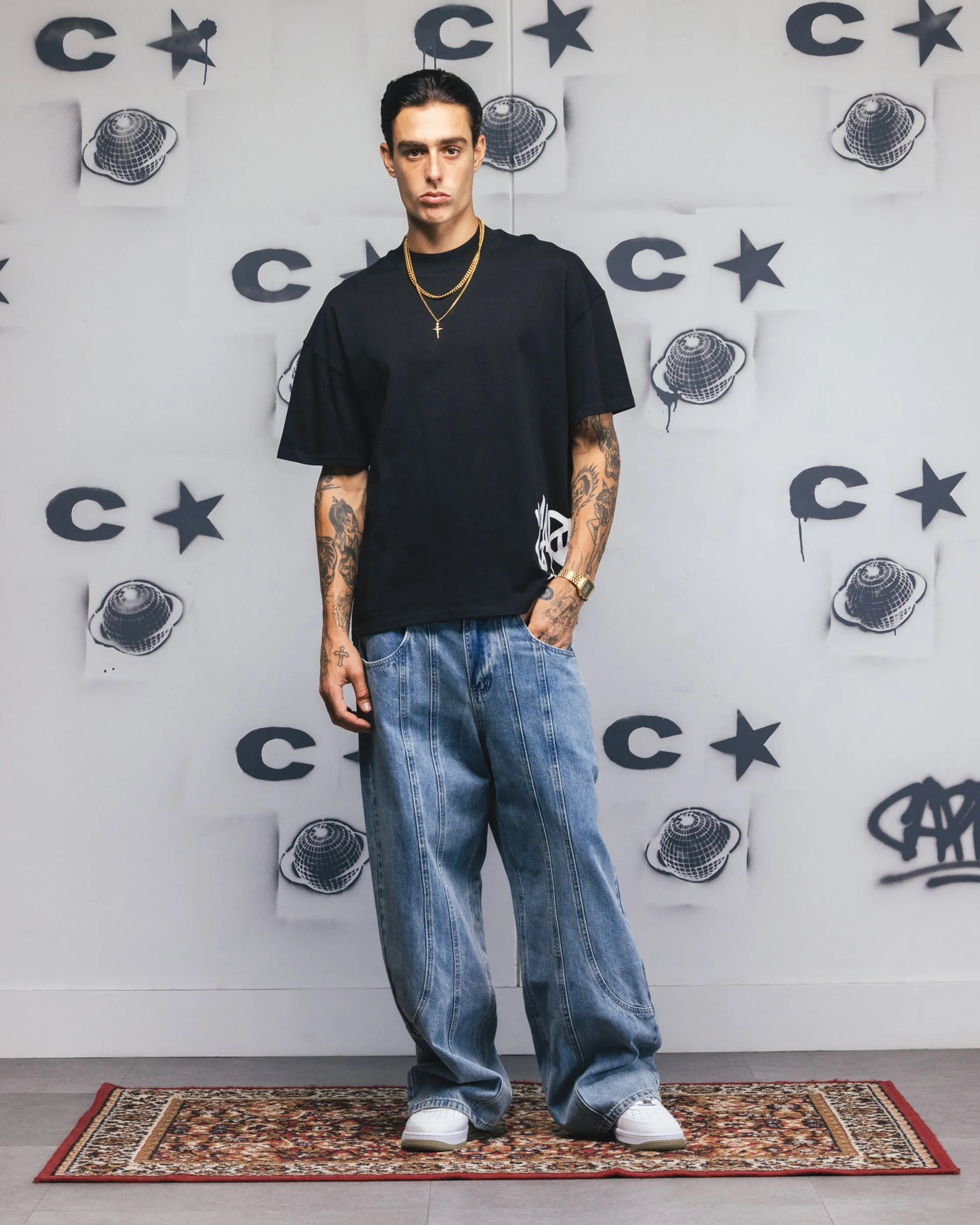 Carre Tagline T-Shirt Black sold by Culture Kings product image thumbnail 2