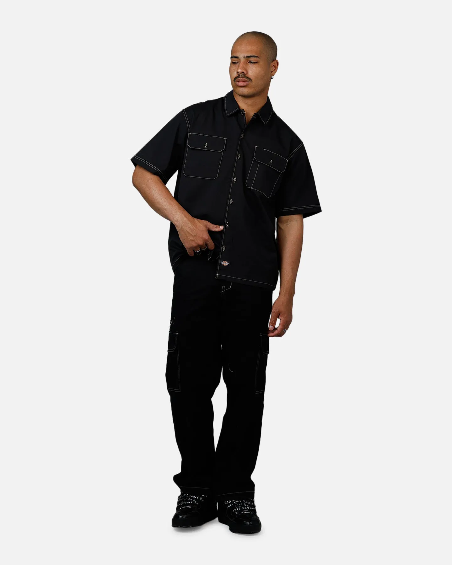Dickies Riverbend Work Shirt Black sold by Culture Kings product image thumbnail 3
