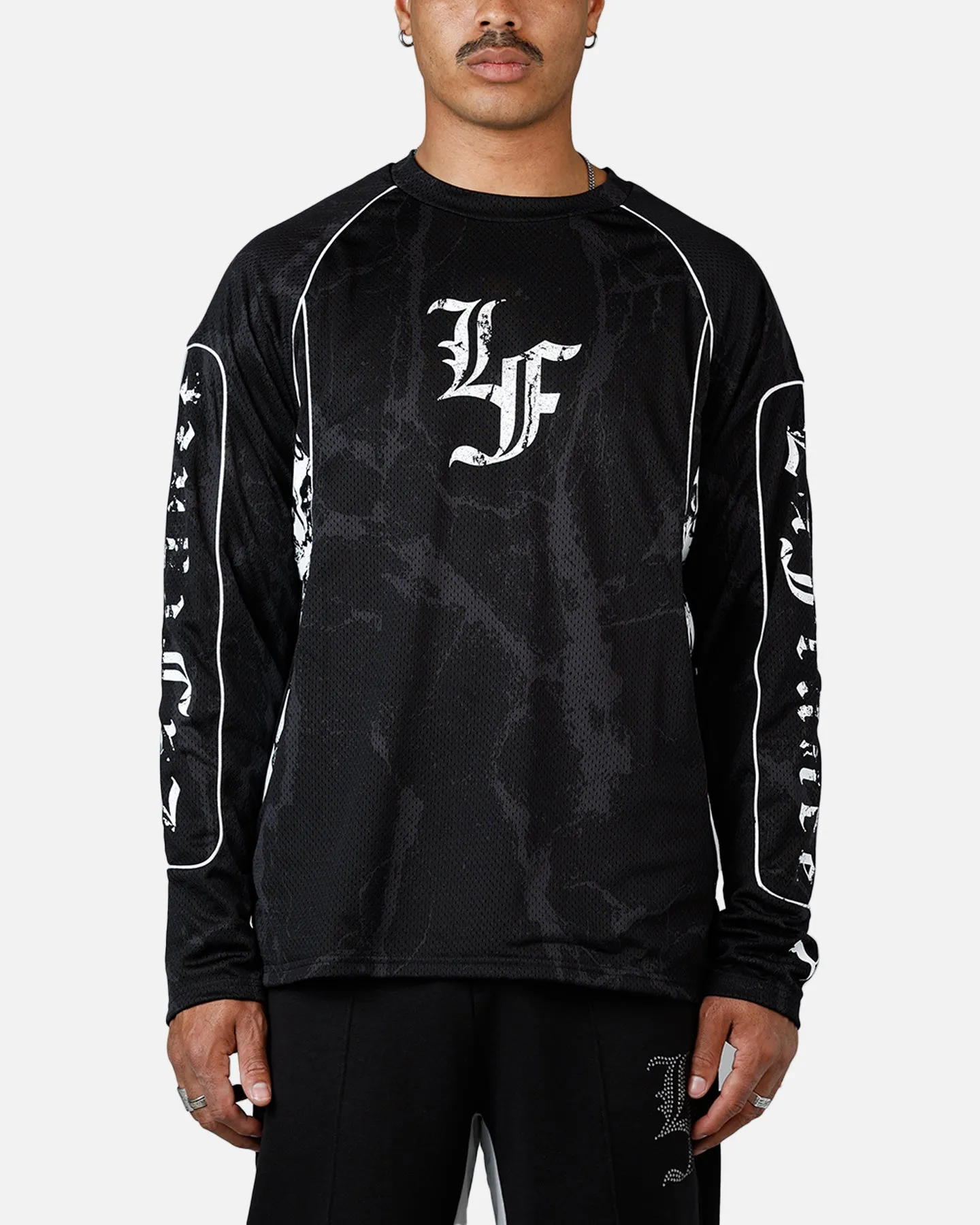 Puma x Lamelo Ball LaFrancé Written In Chrome Moto Jersey Black sold by Culture Kings