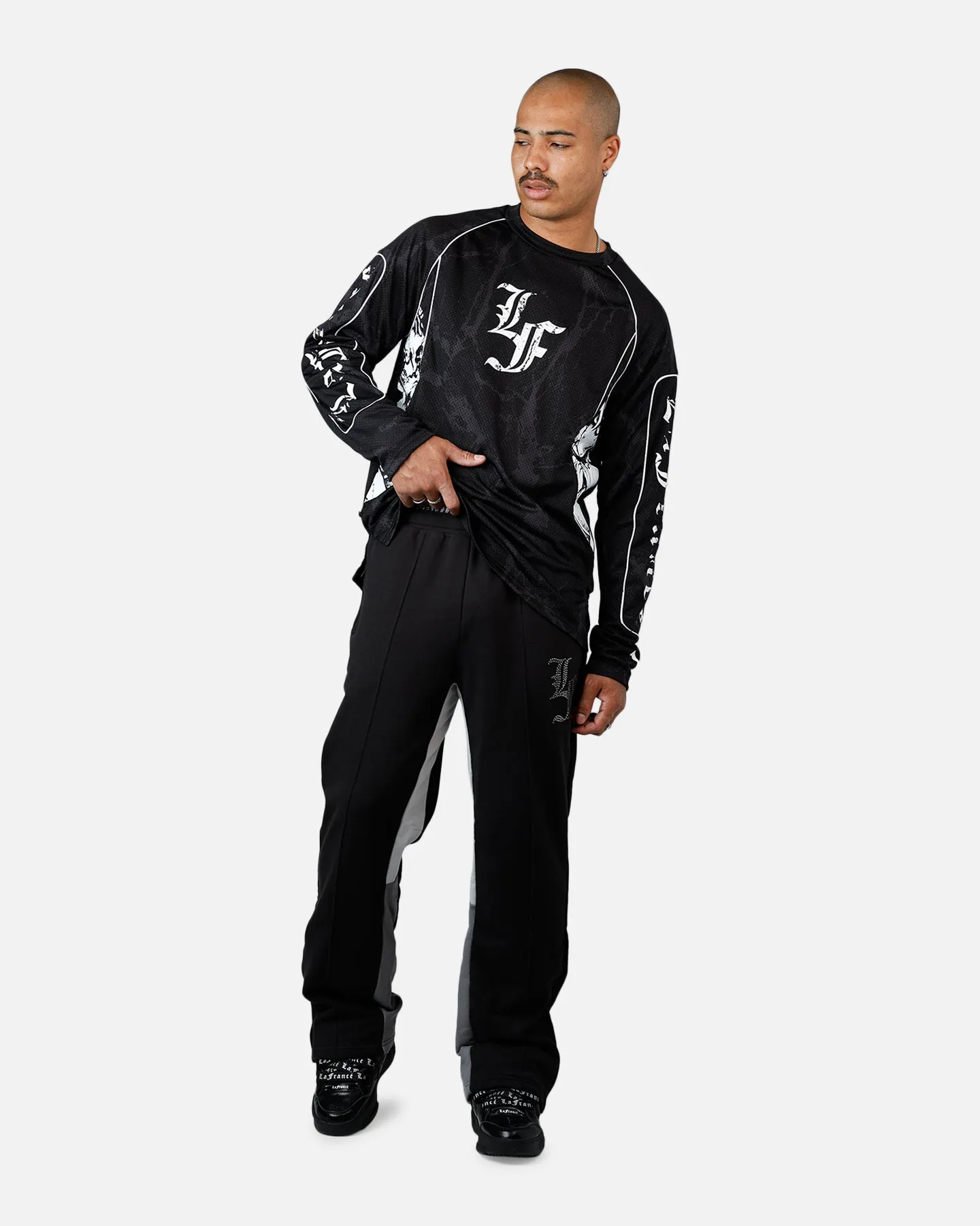 Puma x Lamelo Ball LaFrancé Written In Chrome Moto Jersey Black sold by Culture Kings product image thumbnail 3