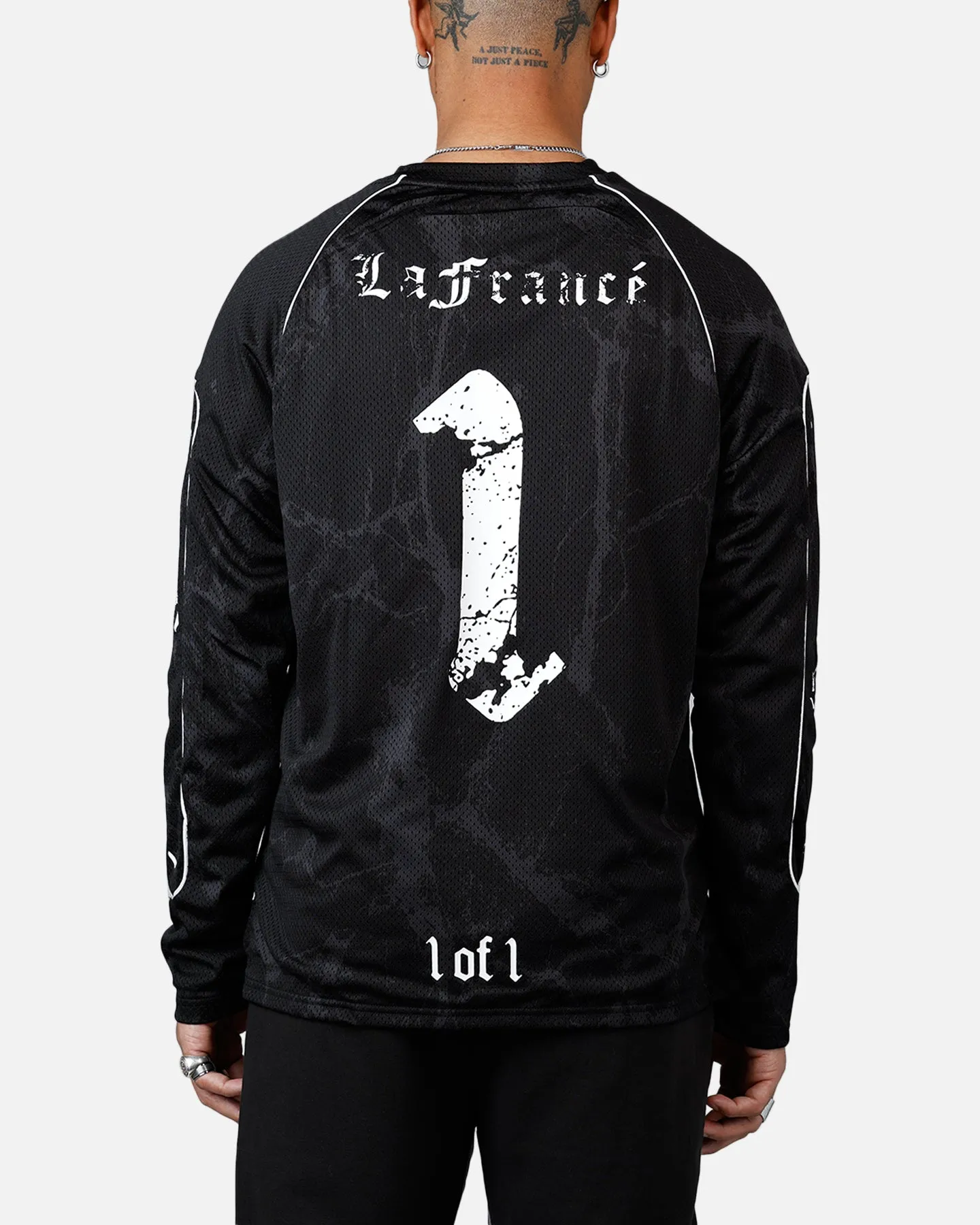 Puma x Lamelo Ball LaFrancé Written In Chrome Moto Jersey Black sold by Culture Kings product image thumbnail 2