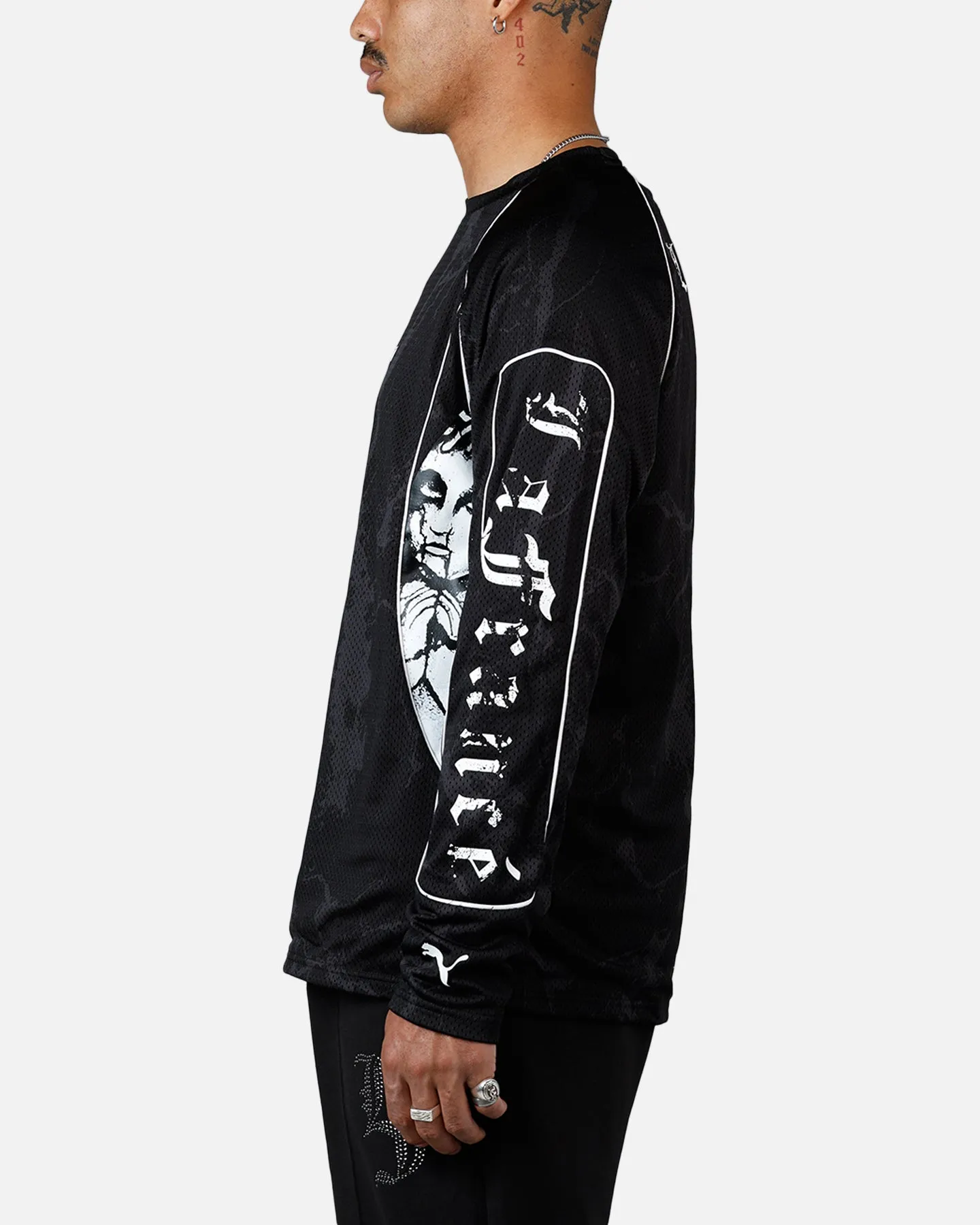 Puma x Lamelo Ball LaFrancé Written In Chrome Moto Jersey Black sold by Culture Kings product image thumbnail 5