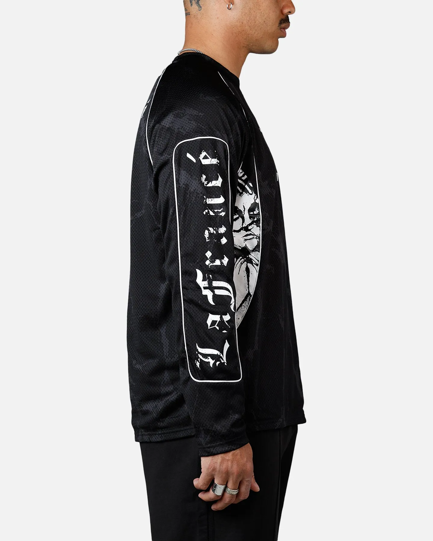 Puma x Lamelo Ball LaFrancé Written In Chrome Moto Jersey Black sold by Culture Kings product image thumbnail 4