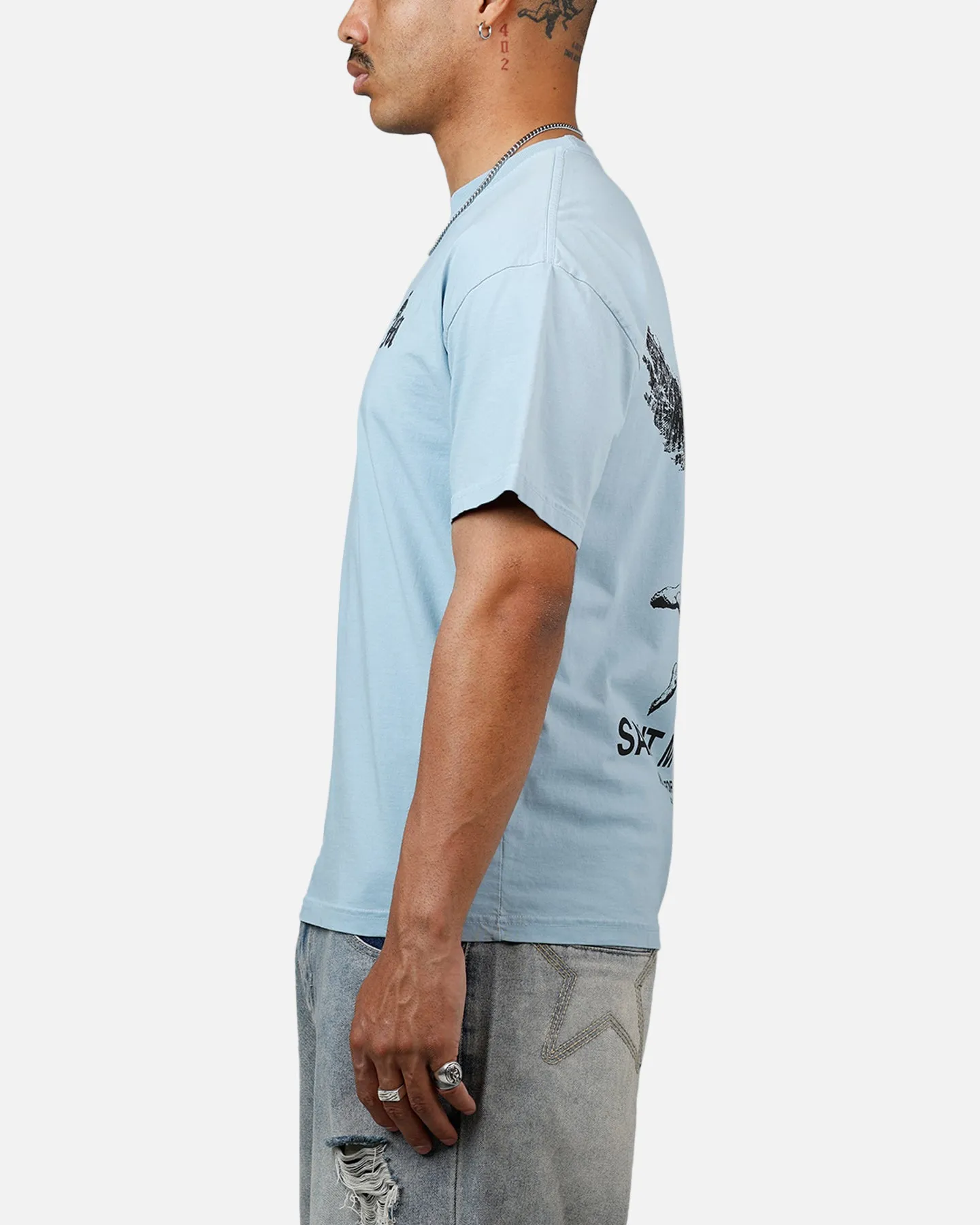 Saint Morta Nothing Is Forever Drop T-Shirt Slate Blue sold by Culture Kings product image thumbnail 5