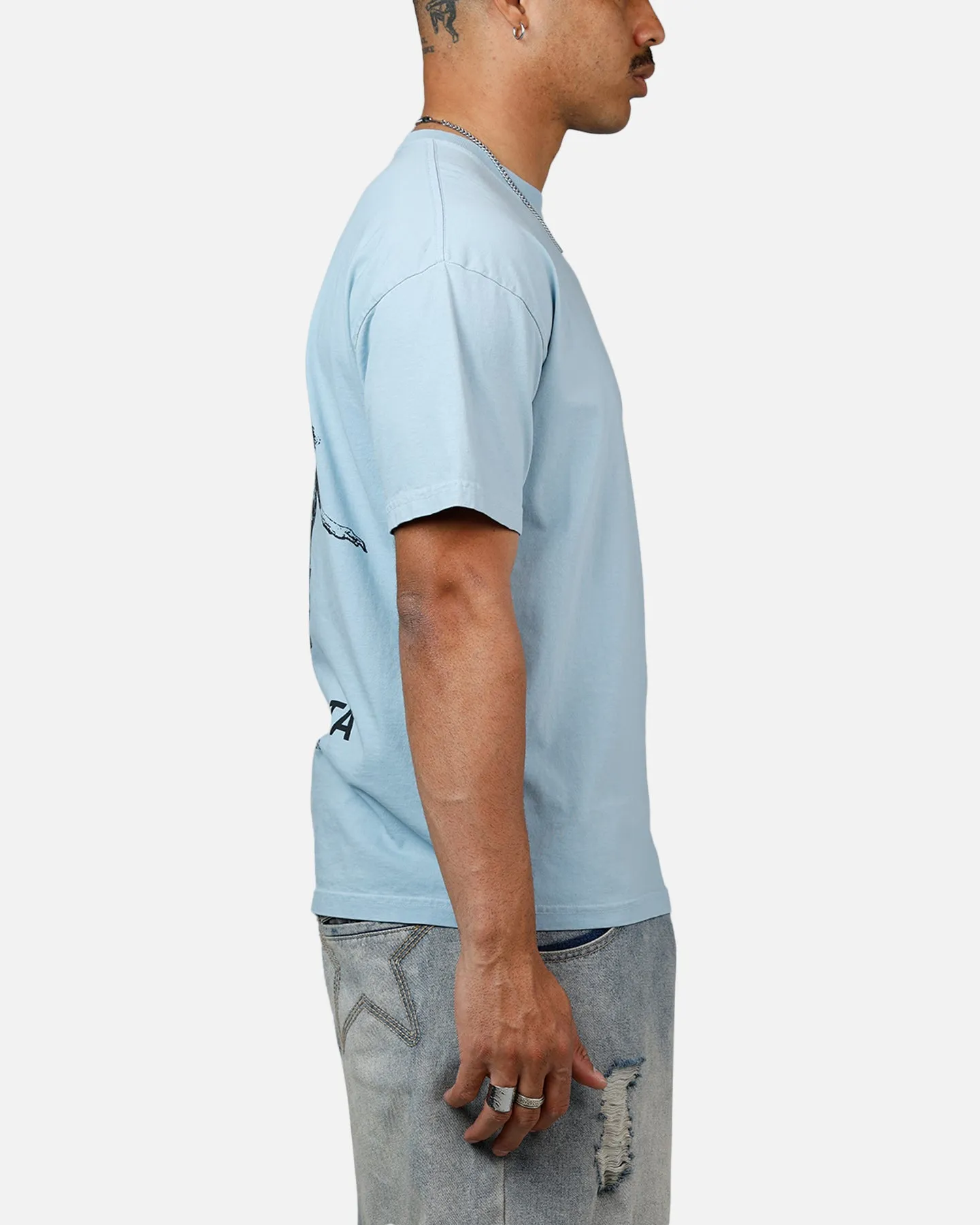 Saint Morta Nothing Is Forever Drop T-Shirt Slate Blue sold by Culture Kings product image thumbnail 4