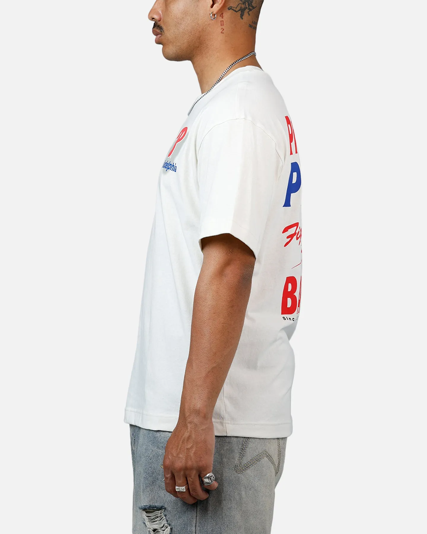 47 Brand Philadelphia Phillies All Fire T-Shirt White sold by Culture Kings product image thumbnail 5