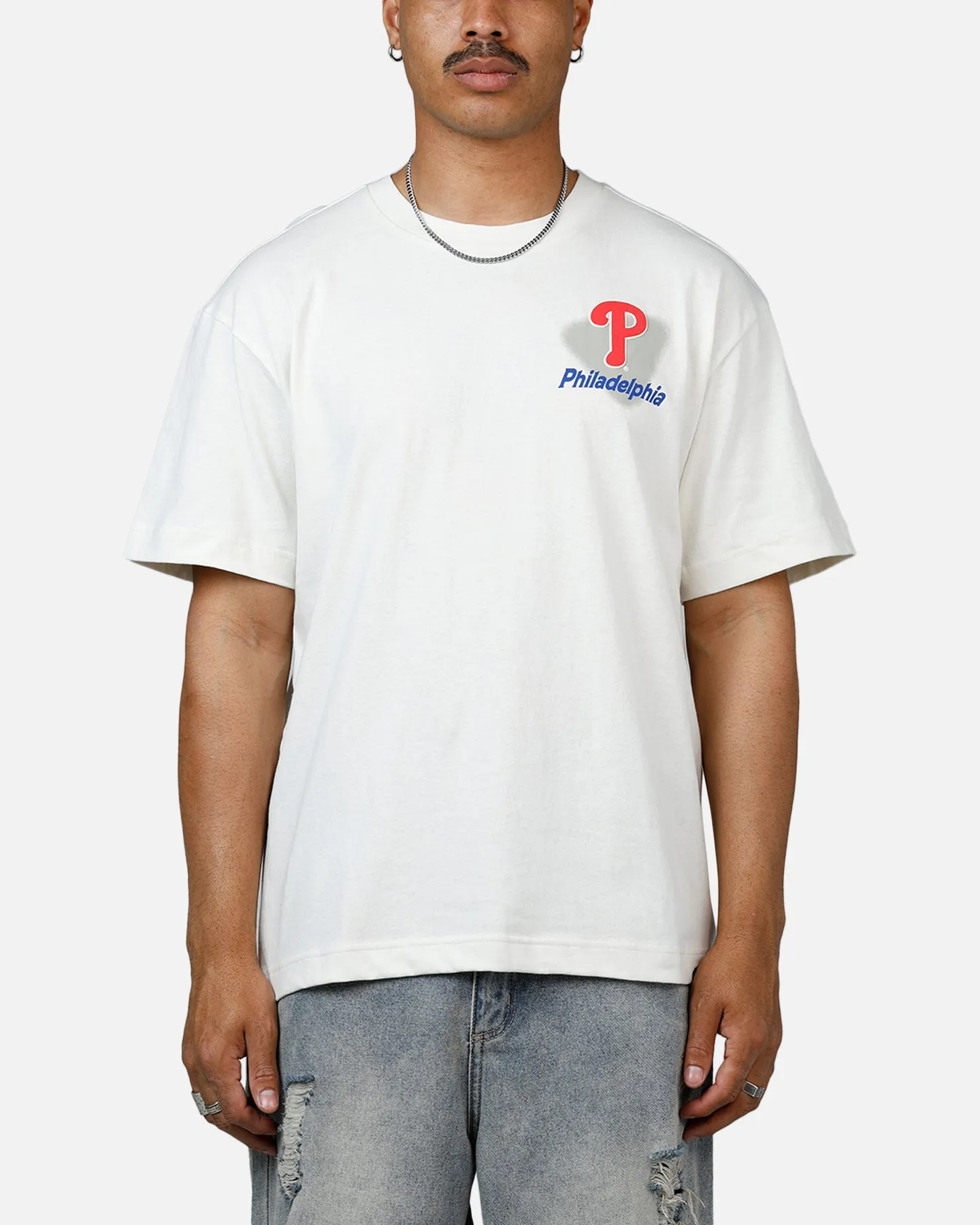 47 Brand Philadelphia Phillies All Fire T-Shirt White sold by Culture Kings product image thumbnail 2