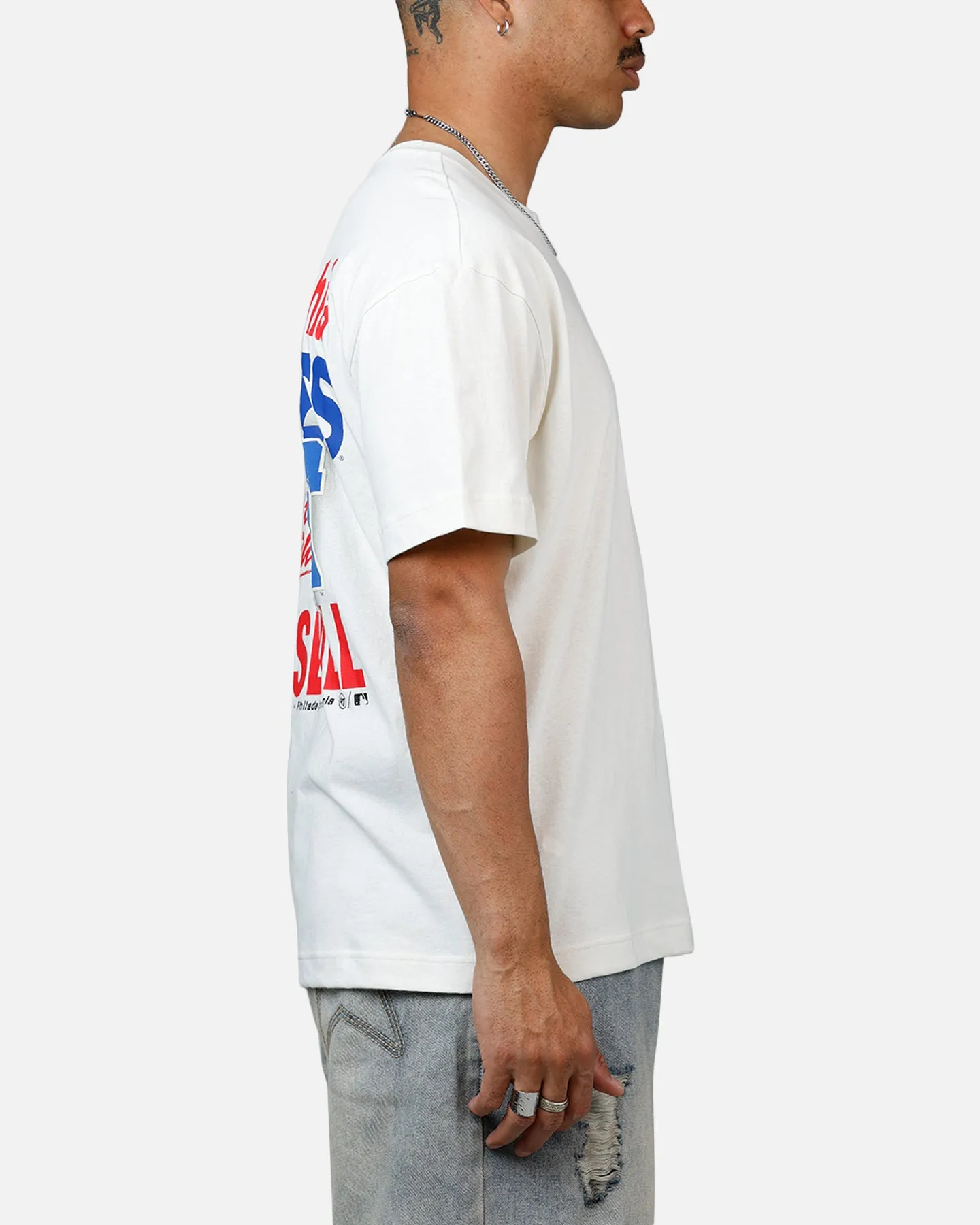 47 Brand Philadelphia Phillies All Fire T-Shirt White sold by Culture Kings product image thumbnail 4