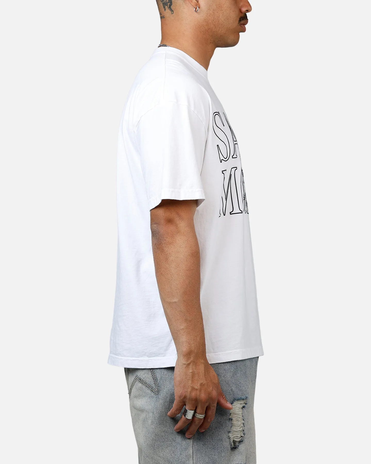 Saint Morta Angelic Drop Shoulder T-Shirt White sold by Culture Kings product image thumbnail 4