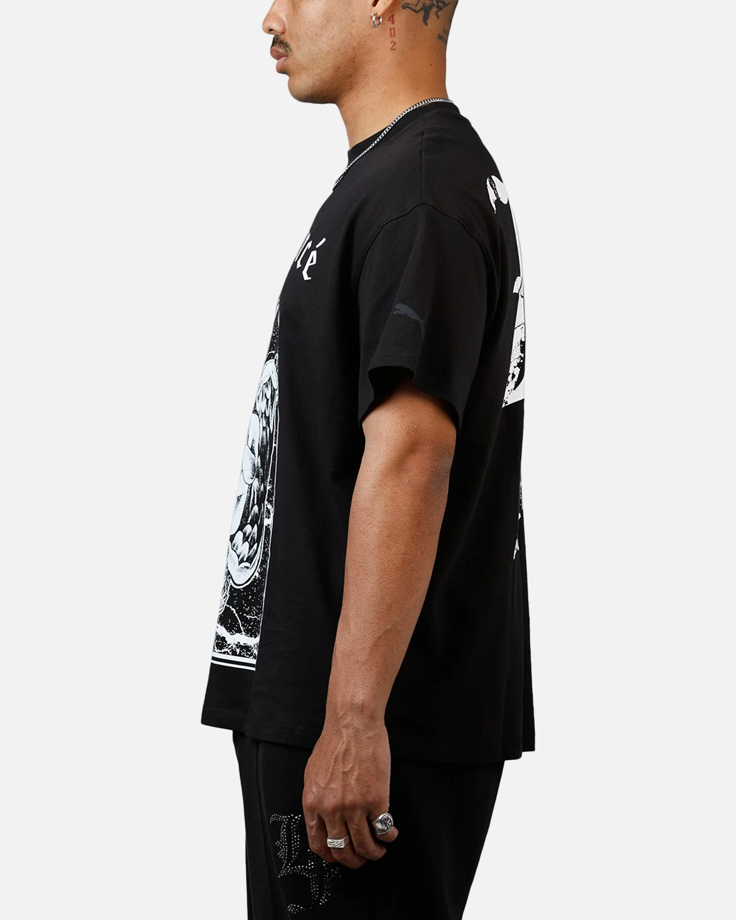 Puma x Lamelo Ball LaFrancé Written In Chrome T-Shirt Black sold by Culture Kings product image thumbnail 5