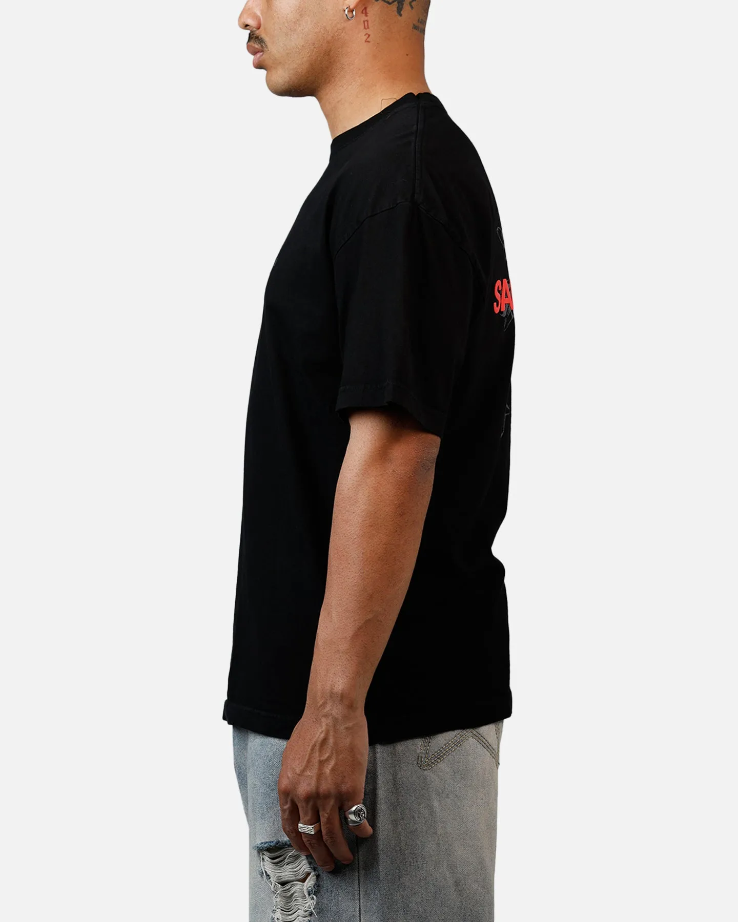 Saint Morta Memoriam Drop Shoulder T-Shirt Black sold by Culture Kings product image thumbnail 5