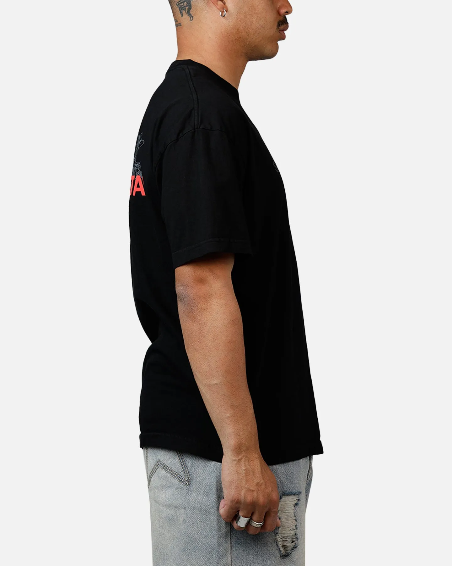 Saint Morta Memoriam Drop Shoulder T-Shirt Black sold by Culture Kings product image thumbnail 4