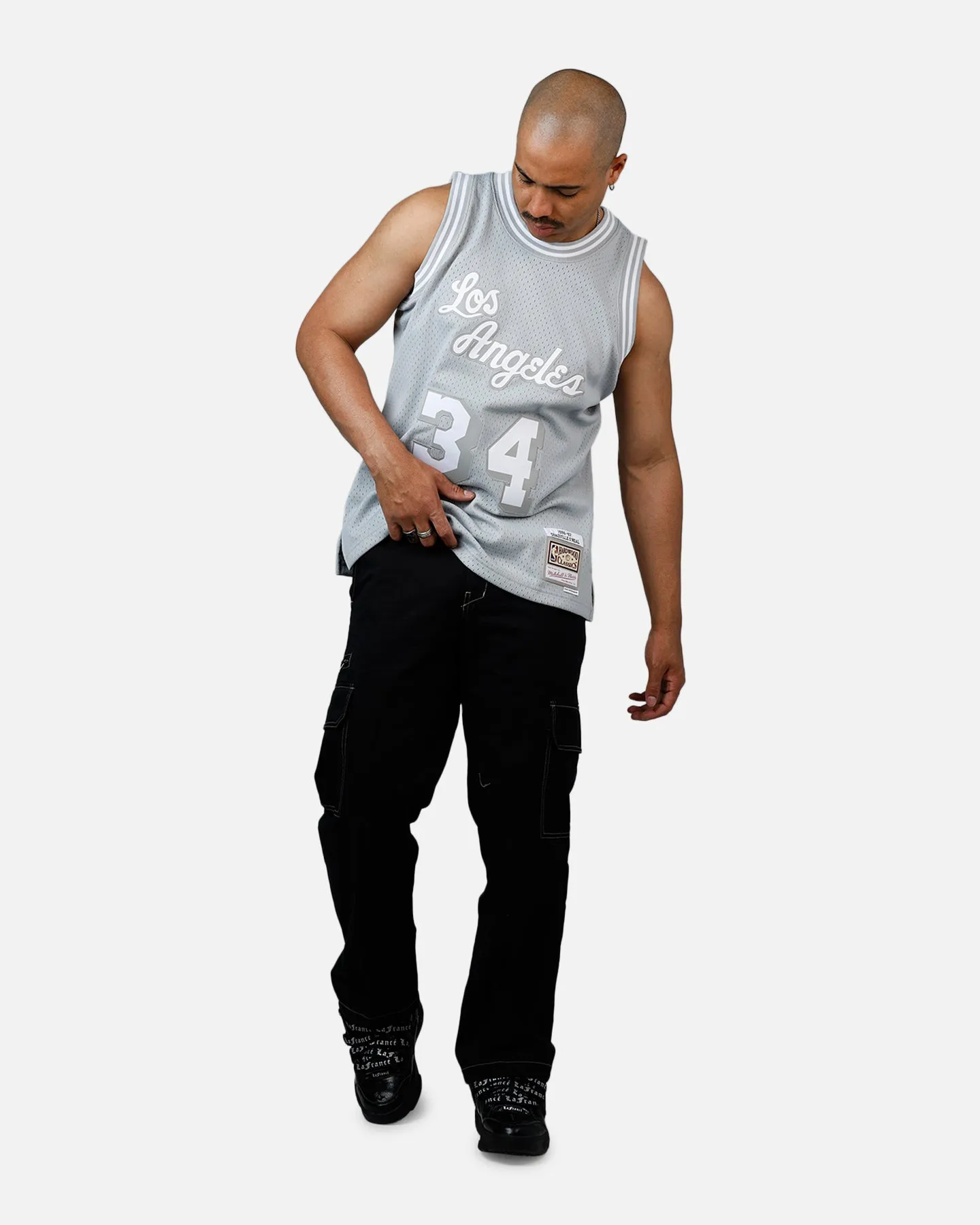 Mitchell & Ness Los Angeles Lakers Shaquille O'Neal 1996-1997 Swingman Jersey Grey sold by Culture Kings product image thumbnail 3