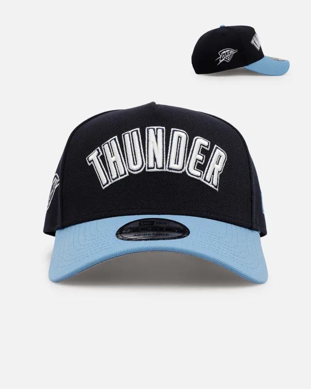 New Era Oklahoma City Thunder 'Ocean' 9FORTY A-Frame Snapback Navy/Sky Blue sold by Culture Kings