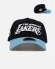 New Era Los Angeles Lakers 'Ocean' 9FORTY A-Frame Snapback Navy/Sky Blue sold by Culture Kings