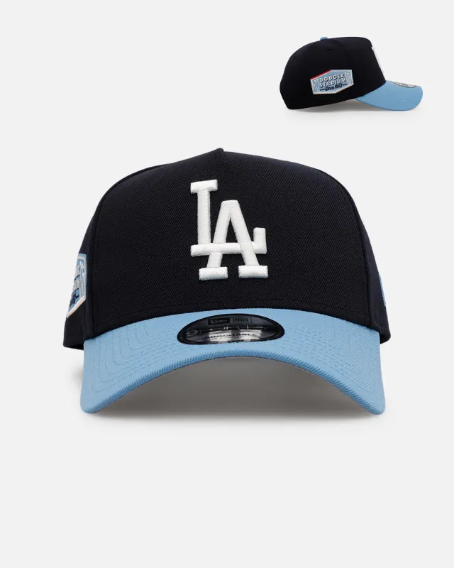 New Era Los Angeles Dodgers 'Ocean' 9FORTY A-Frame Snapback Navy/Sky Blue sold by Culture Kings