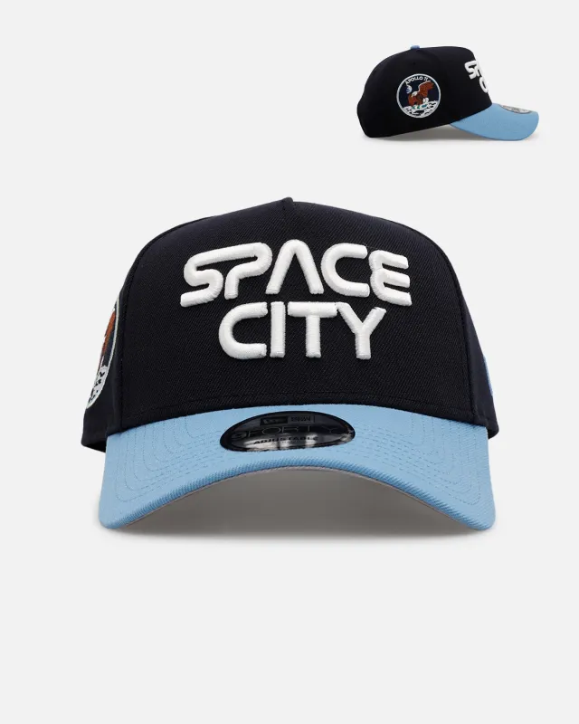 New Era Houston Astros 'Ocean' 9FORTY A-Frame Snapback Navy/Sky Blue sold by Culture Kings