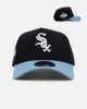 New Era Chicago White Sox 'Ocean' 9FORTY A-Frame Snapback Navy/Sky Blue sold by Culture Kings