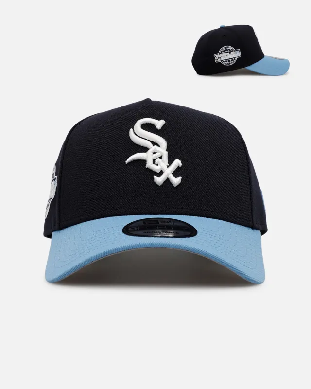 New Era Chicago White Sox 'Ocean' 9FORTY A-Frame Snapback Navy/Sky Blue sold by Culture Kings