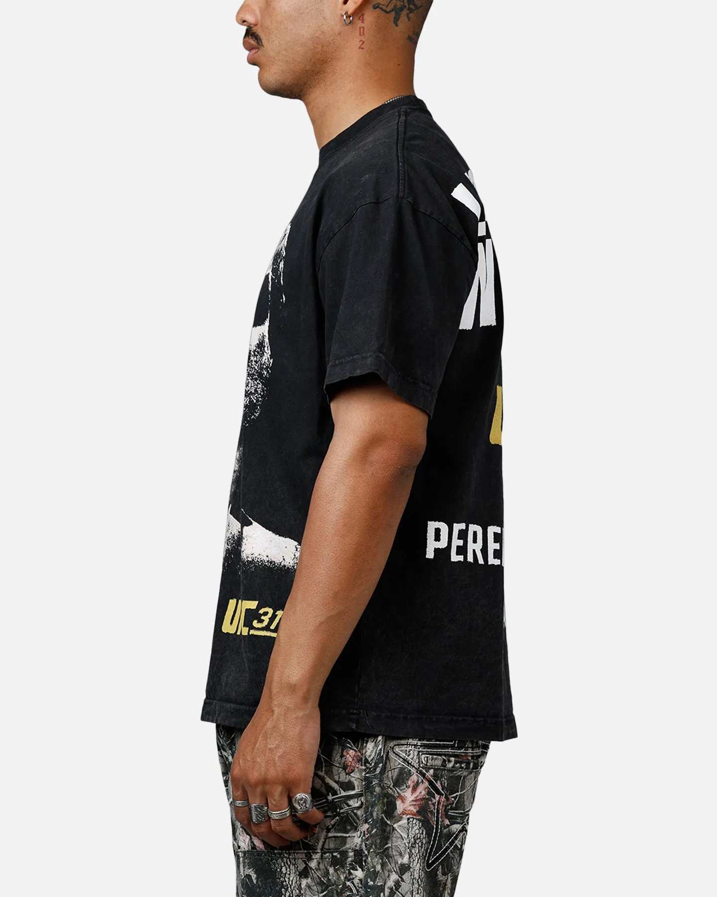 UFC By Culture Kings Magomed Ankalaev 313 T-Shirt Black Acidwash sold by Culture Kings product image thumbnail 5