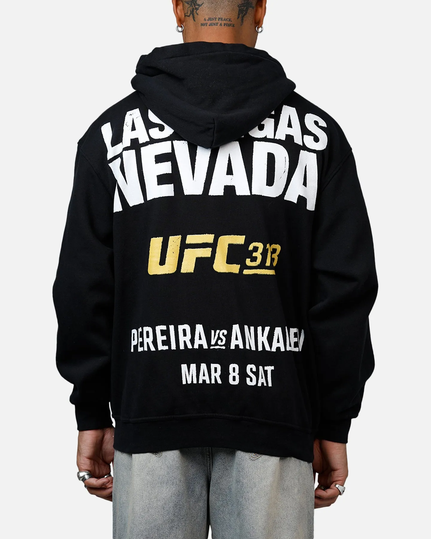 UFC By Culture Kings Alex Pereira 313 Zip-Up Hoodie Black sold by Culture Kings product image thumbnail 2