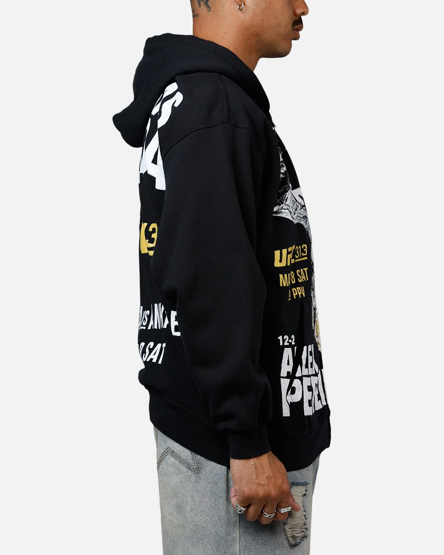 UFC By Culture Kings Alex Pereira 313 Zip-Up Hoodie Black sold by Culture Kings product image thumbnail 4