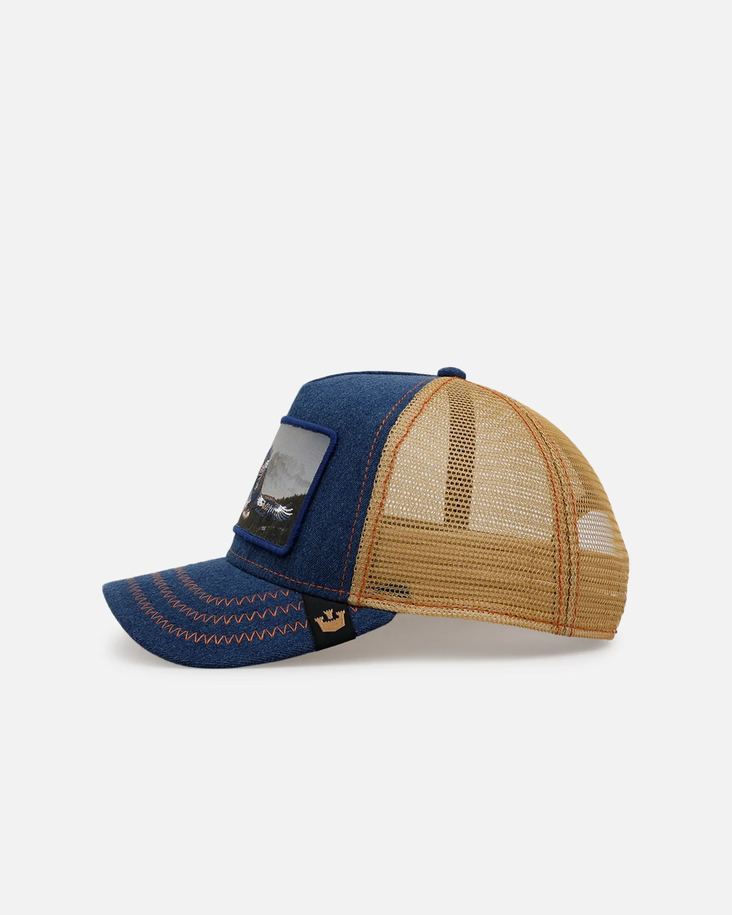Goorin Bros Born Free Trucker Snapback Navy sold by Culture Kings product image thumbnail 4