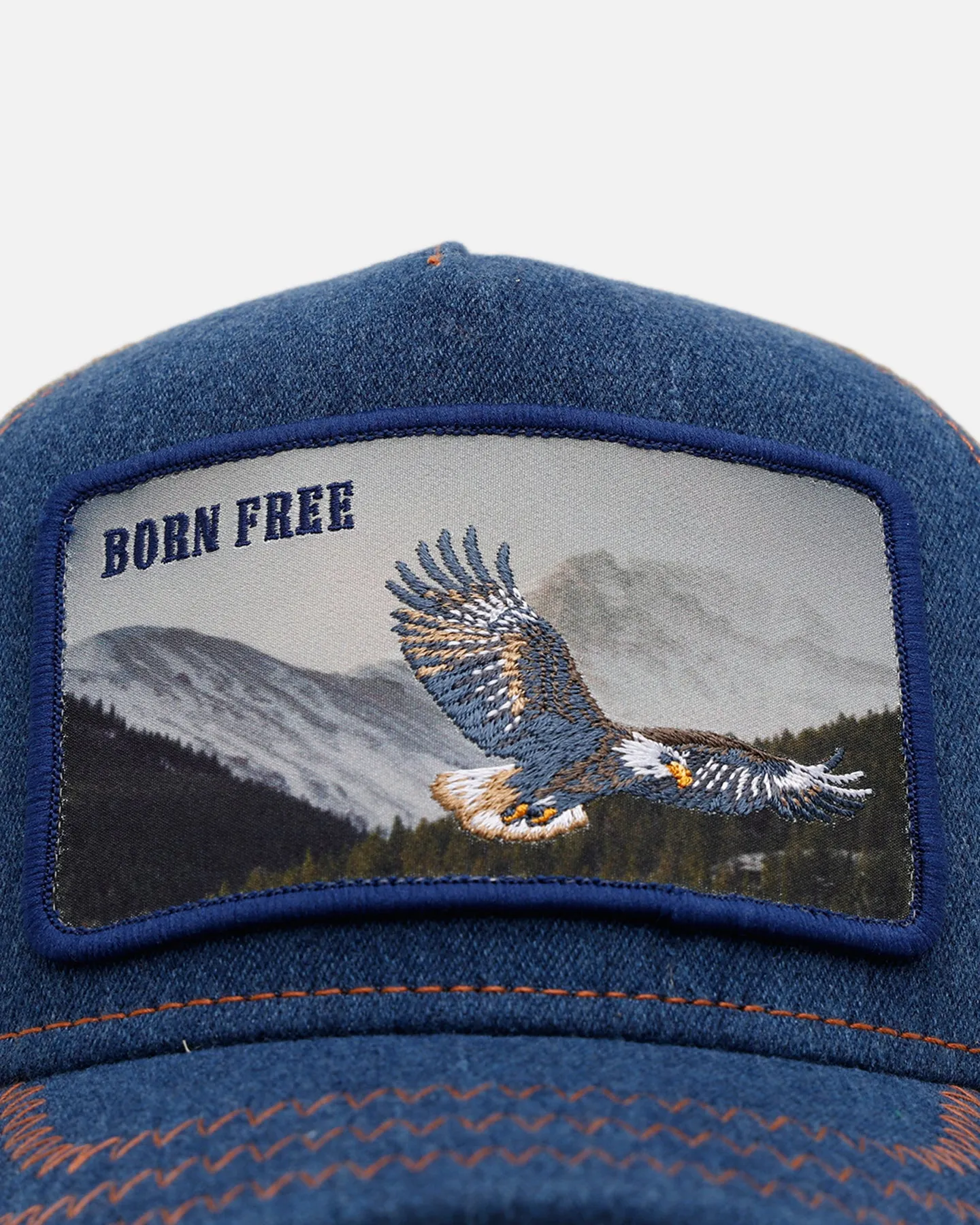 Goorin Bros Born Free Trucker Snapback Navy sold by Culture Kings product image thumbnail 5