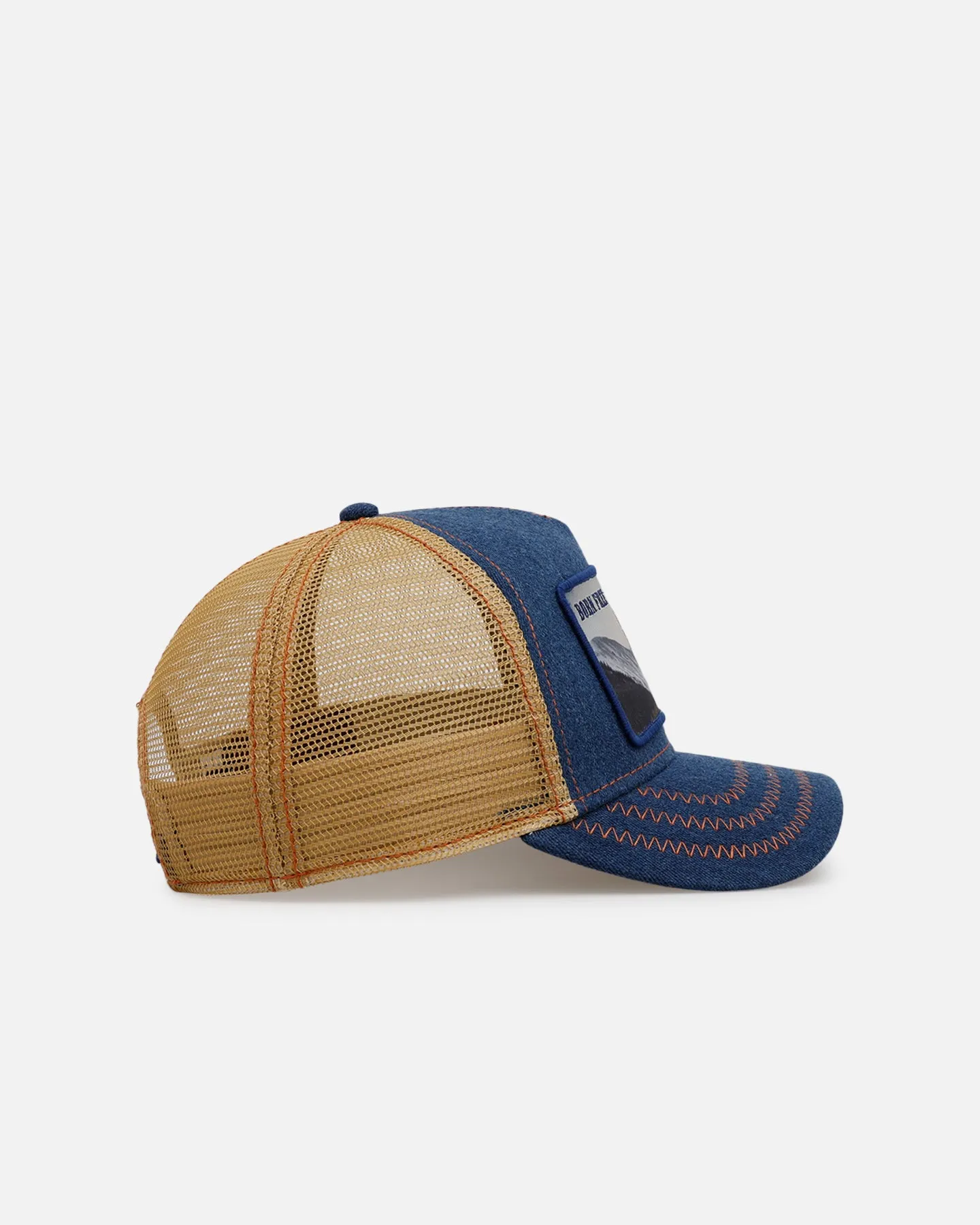 Goorin Bros Born Free Trucker Snapback Navy sold by Culture Kings product image thumbnail 3