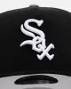 New Era Chicago White Sox 'Pigment Dye Two Tone' 9FORTY A-Frame Snapback Black/Official Team Color sold by Culture Kings