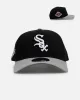 New Era Chicago White Sox 'Pigment Dye Two Tone' 9FORTY A-Frame Snapback Black/Official Team Color sold by Culture Kings