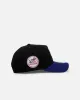 New Era Los Angeles Dodgers 'Pigment Dye Two Tone' 9FORTY A-Frame Snapback Black/Official Team Color sold by Culture Kings