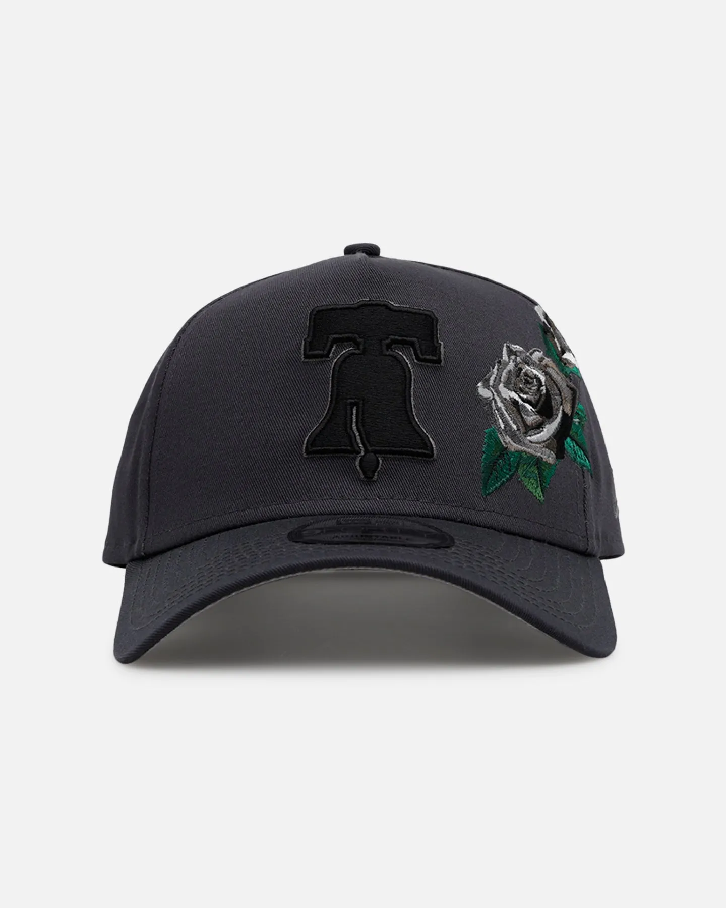 New Era Philadelphia Phillies 'Gray Tonal Rose Embroidery' 9FORTY A-Frame Snapback Gray sold by Culture Kings