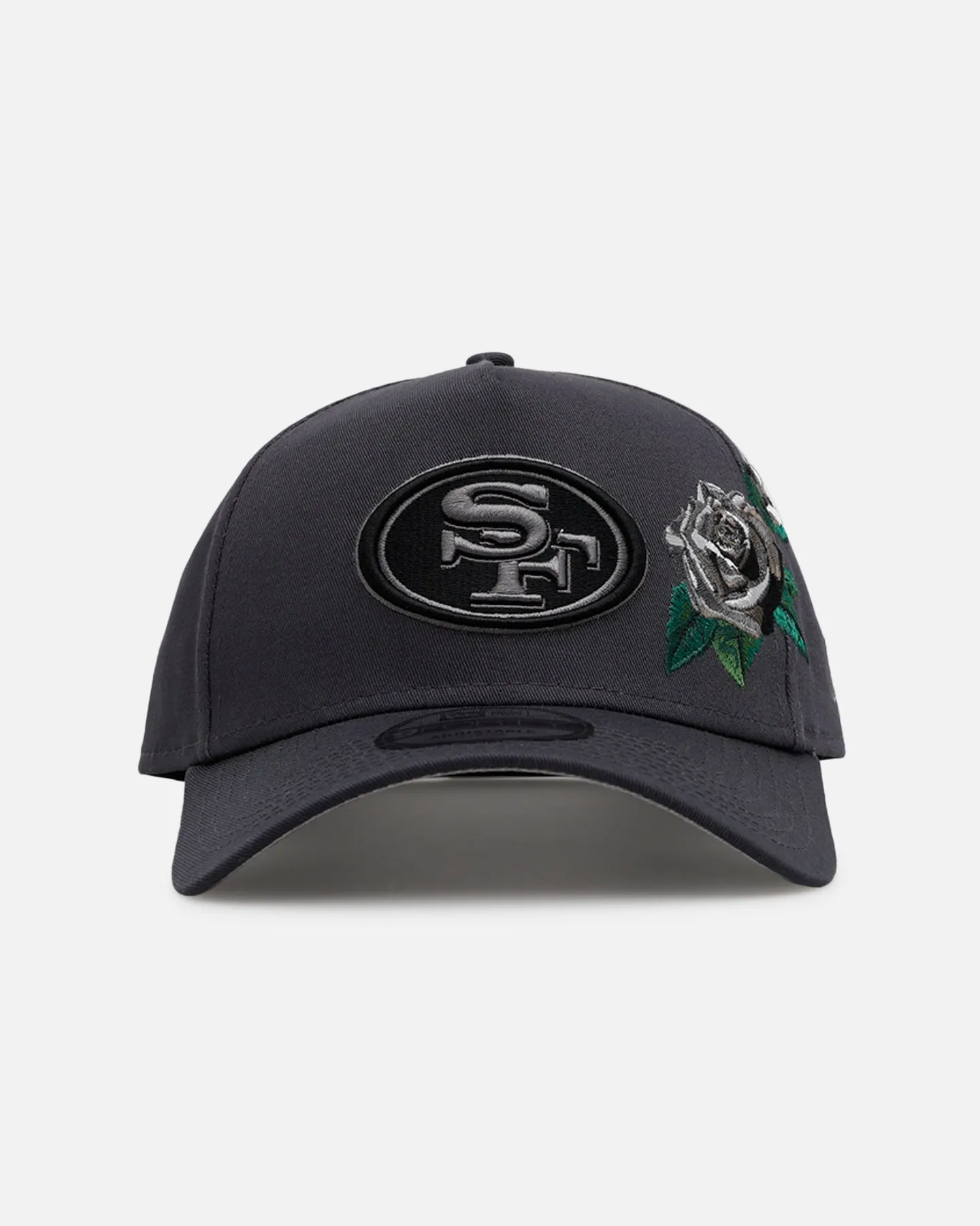 New Era San Francisco 49ers 'Gray Tonal Rose Embroidery' 9FORTY A-Frame Snapback Gray sold by Culture Kings