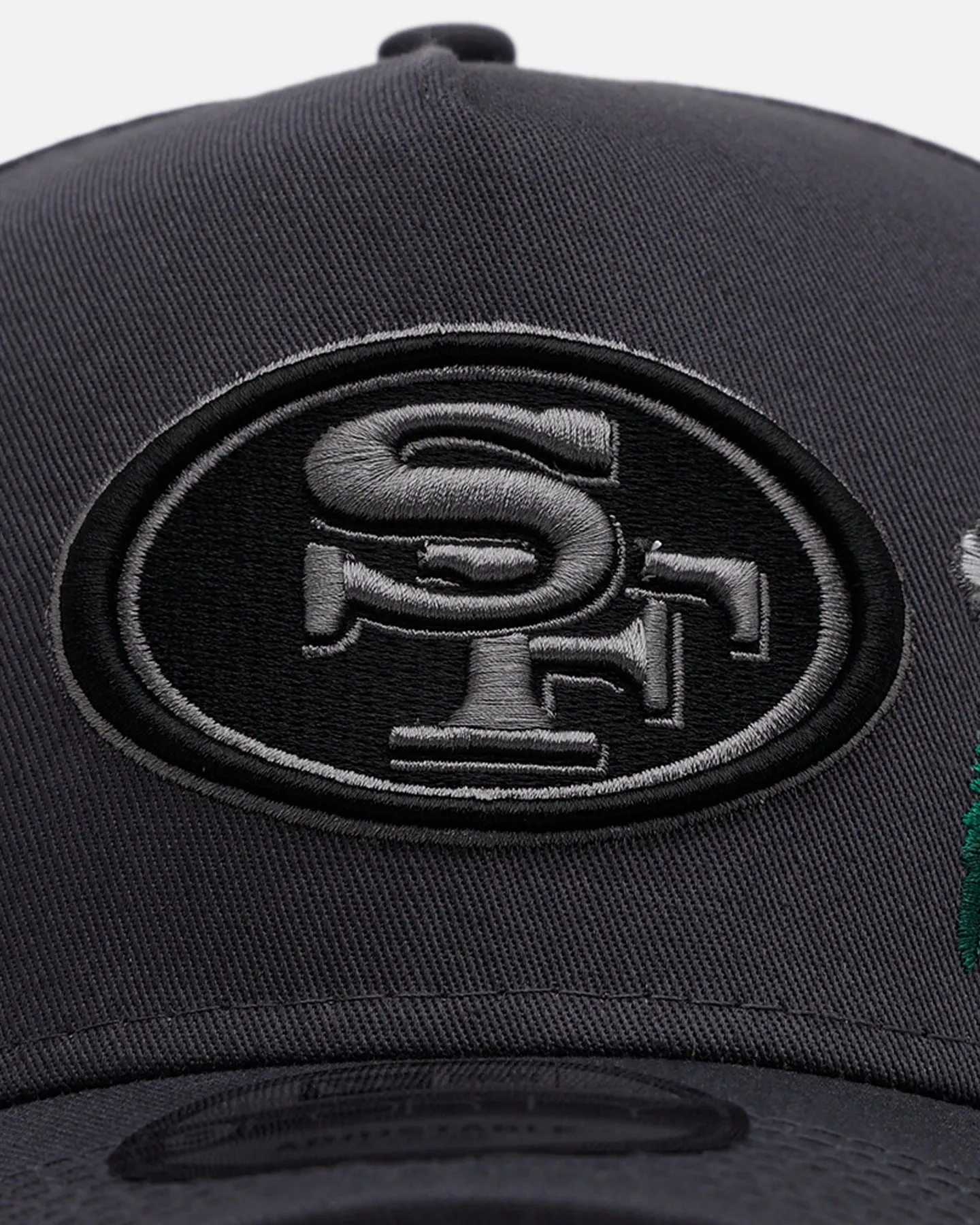New Era San Francisco 49ers 'Gray Tonal Rose Embroidery' 9FORTY A-Frame Snapback Gray sold by Culture Kings product image thumbnail 5