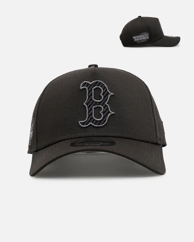 New Era Boston Red Sox 'Carbon Weave' 9FORTY A-Frame Snapback Black sold by Culture Kings