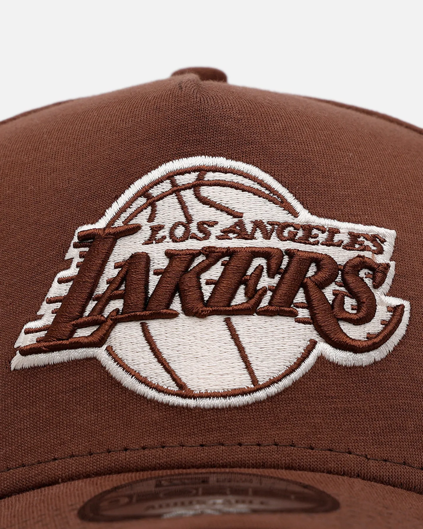 New Era Los Angeles Lakers 'Cozy 2.0' 9FORTY A-Frame Strapback Brown sold by Culture Kings product image thumbnail 5