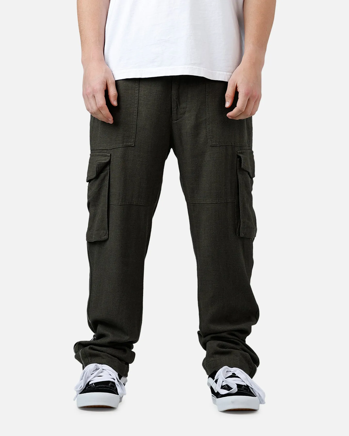 MNML Military Trouser Pants Olive sold by Culture Kings