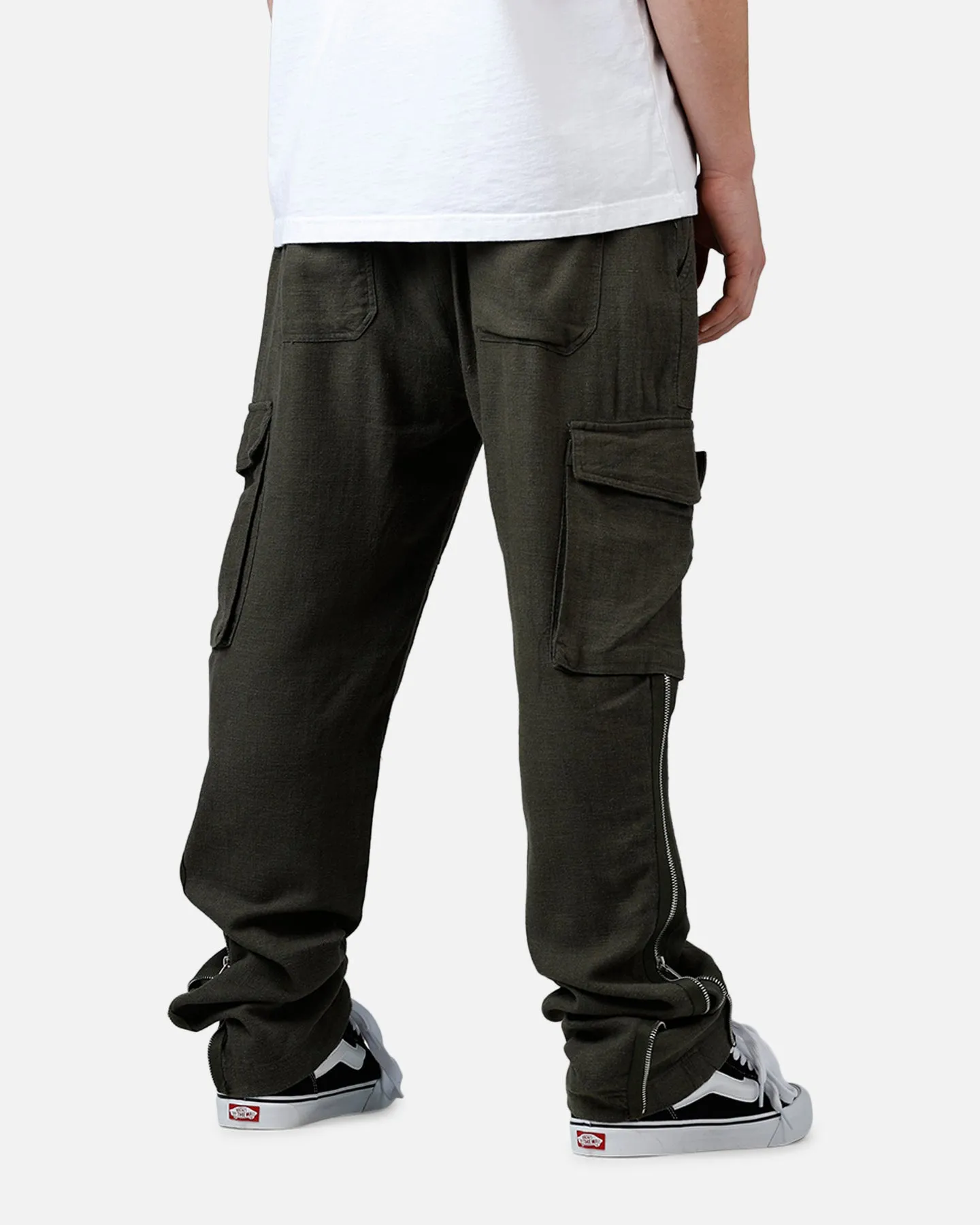 MNML Military Trouser Pants Olive sold by Culture Kings product image thumbnail 3