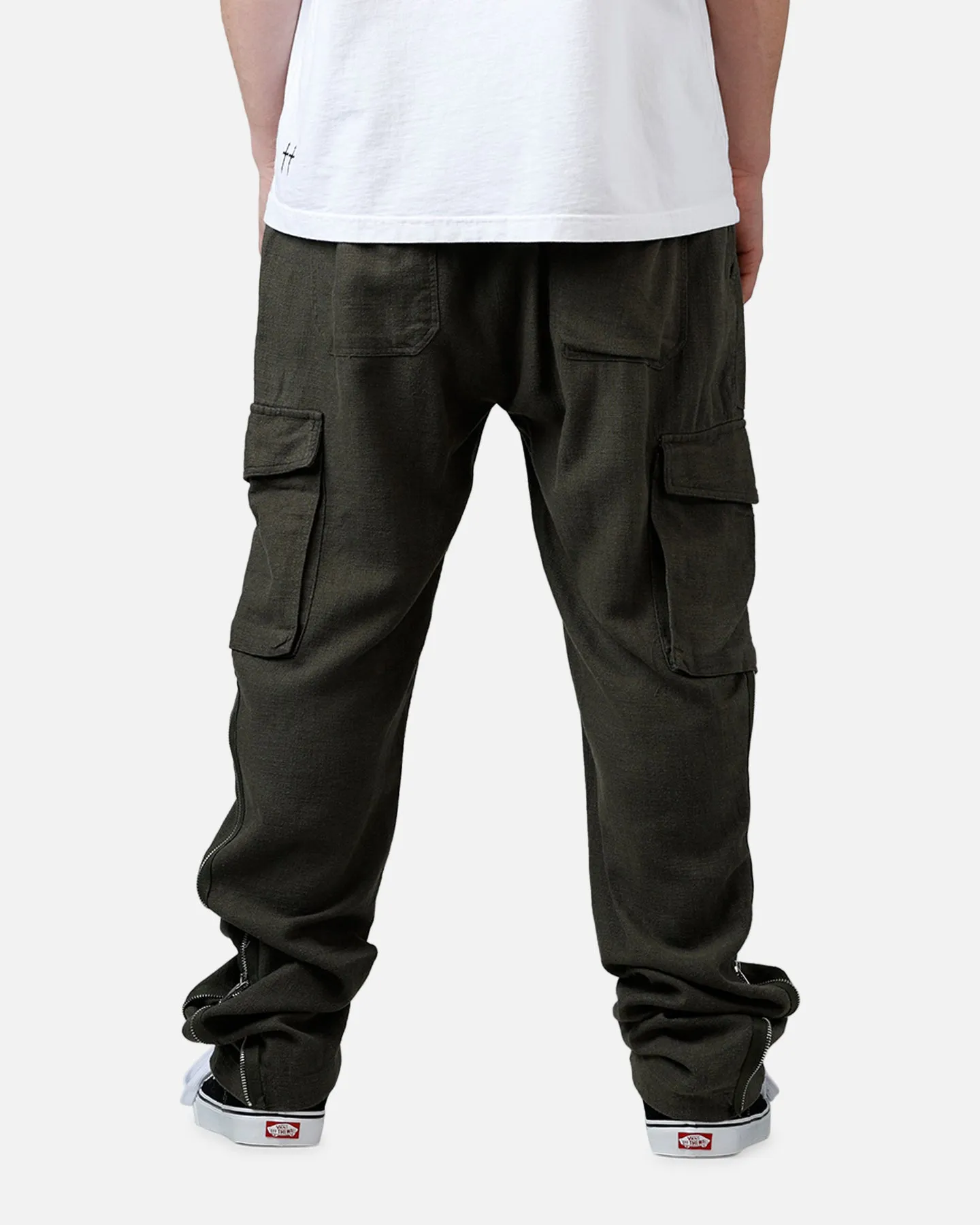 MNML Military Trouser Pants Olive sold by Culture Kings product image thumbnail 5