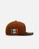 New Era Mexico National Baseball Team 'Root Beer Float' 59FIFTY Fitted Walnut sold by Culture Kings