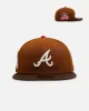 New Era Atlanta Braves 'Root Beer Float' 59FIFTY Fitted Walnut sold by Culture Kings
